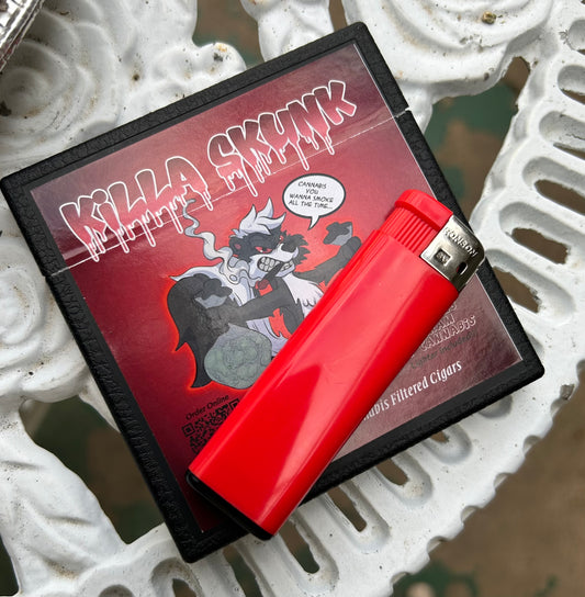 Killa Skunk Plastic Carrying Case Holds 7 Cigars
